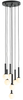 Lampa wisząca Riu 7 1117T1 Aldex kasakda balls kule czarne