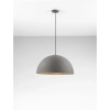 Kopułowa wisząca lampa NAVIRTA LE45343 japandi nad wyspę szara