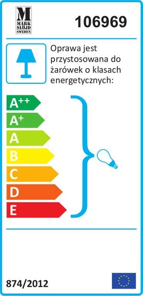 Kinkiet LAMPA ścienna MULTI 106969 Markslojd metalowa OPRAWA półka biała