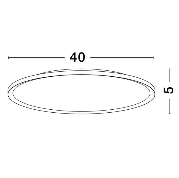 Okrągły plafon sufitowy ANTONIO LE44882 LED 35W 3000K ściemnialny biały