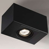 Natynkowa LAMPA sufitowa SETO H 1214 Shilo metalowa OPRAWA regulowana kostka cube spot czarna