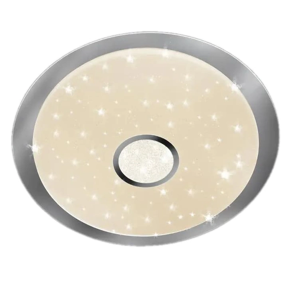 LAMPA sufitowa VEN P-9179/46 okrągła OPRAWA plafon LED 74W z efektem gwiazd biały