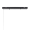 Lampa wisząca geometryczna BLAKE ST-MD1026 czarna szklana metalowa LED 24W 3000K nad stół