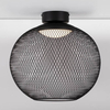 Okrągła lampa nasufitowa RITA LE44255 LED 19W 3000K jadalniana czarna