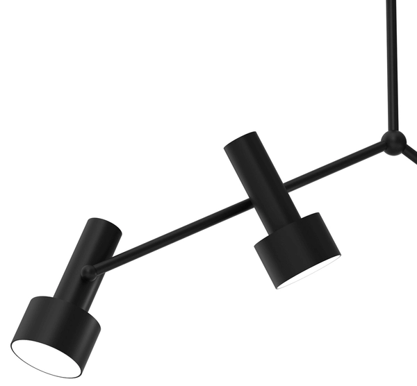 Nowoczesna lampa sufitowa Linterna MLP8677 modna czarna