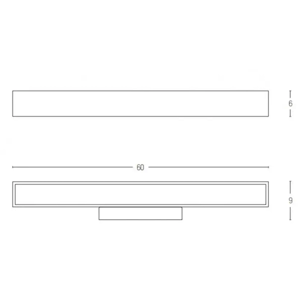 Ledowy kinkiet nad lustro 22088 LED 15W 3000K łazienkowy IP44 czarny