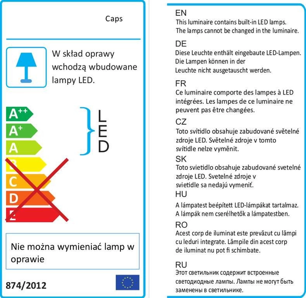 Wpust LAMPA sufitowa Caps Orlicki Design kwadratowa OPRAWA podtynkowy spot LED 5W 3000K kostka biała
