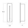 Oprawa do zabudowy Erin AZ6081 Azzardo LED 3W 3100K IP54 schodowa czujnik ruchu czarna