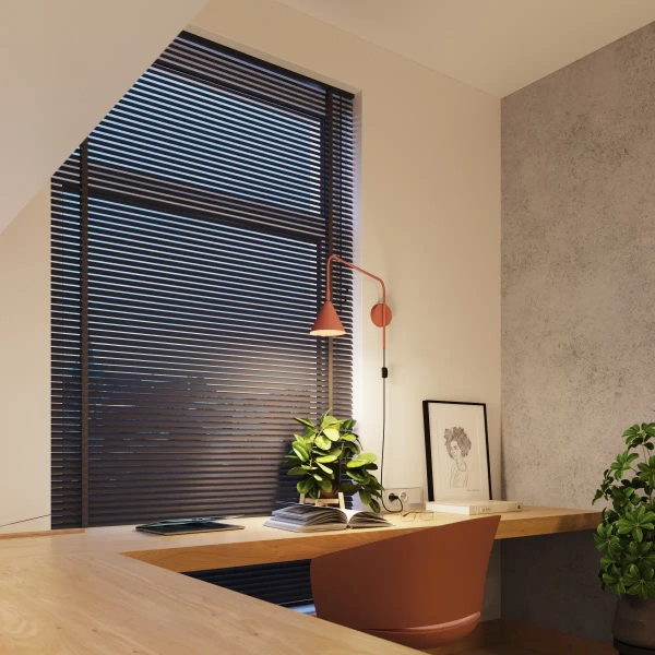 Kinkiet ścienny na wysięgniku NOX SL.1701 z wtyczką czerwony