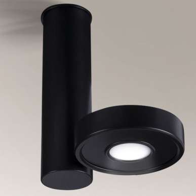 LAMPA sufitowa NATORI IL 2260 Shilo regulowana OPRAWA metalowa LED 10W 3000K tuba czarna