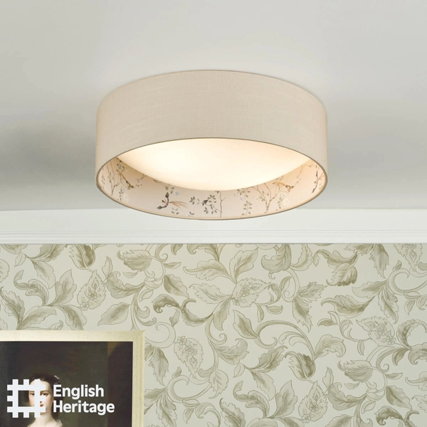Lampa sufitowa Marble MAR5029-EH Dar Lighting owalna motyw roślin multikolor