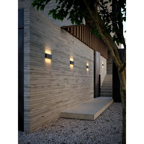 Ogrodowy kinkiet elewacyjny Kinver 2118181003 LED 10W 3000K IP54 czarny