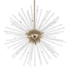 Wisząca lampa URCHIN P0491-09D-F7AC glamour rurki złota przezroczysta