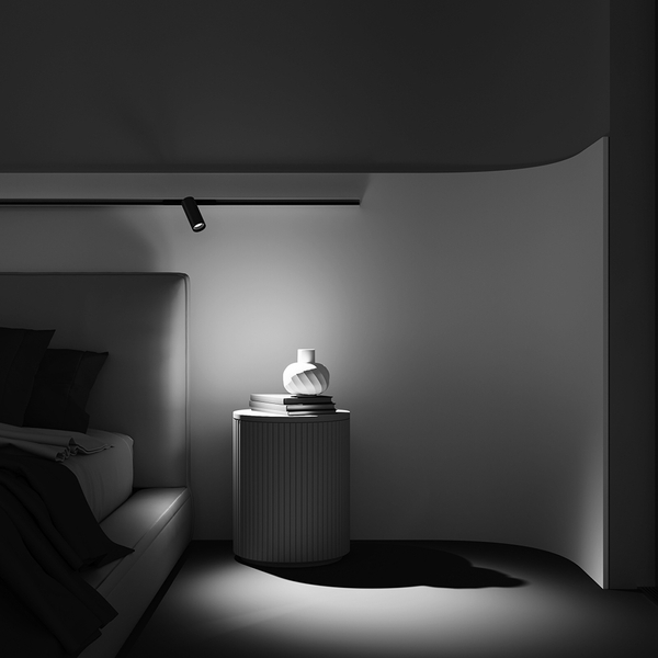Szynowa lampa magnetyczna Focus TR032-2-12W3K-M-BBS LED 12W 3000K tuba mosiądz