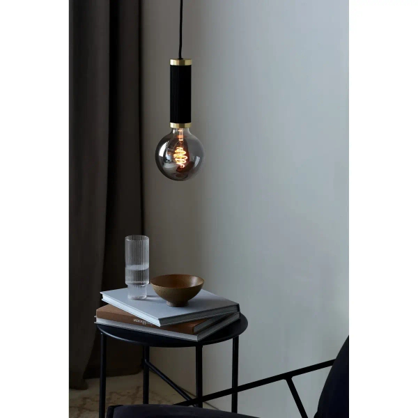 Minimalistyczna lampa wisząca GALLOWAY 2011053003 czarny mosiądz