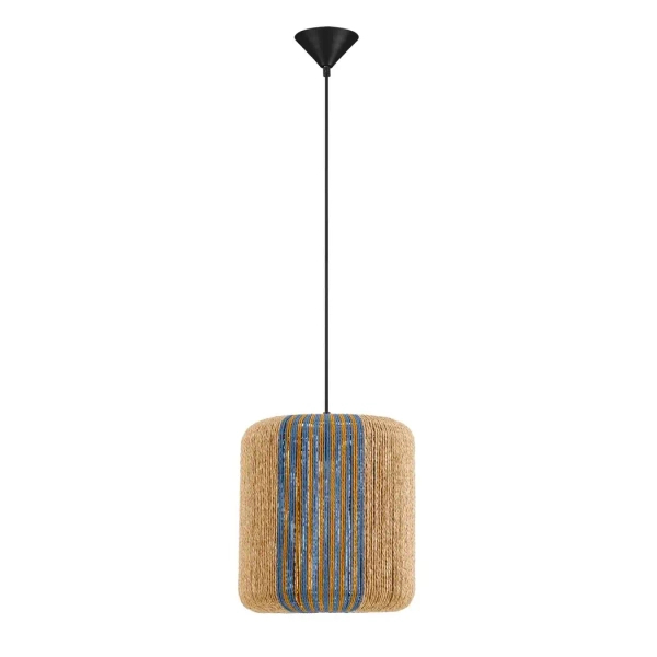 Skandynawska lampa wisząca ZORTINA LE45350 drewniana