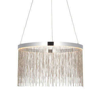 Wisząca lampa wodospad Zelma 97368 LED 20W 2800-6000K chrom srebrny