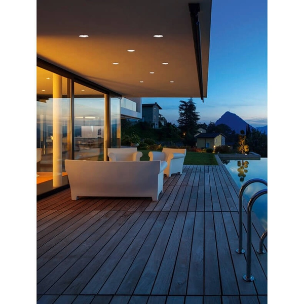 Metalowe oczko sufitowe ZAGROS 650710106 LED 5,5W 3000K IP65 chrom