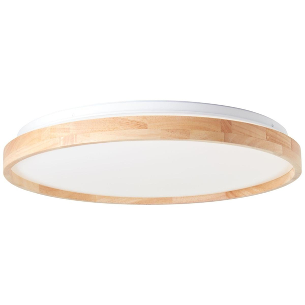 Ledowy plafon Alson G99787/75 LED 32W 3000-6500K na pilot drewniany biały