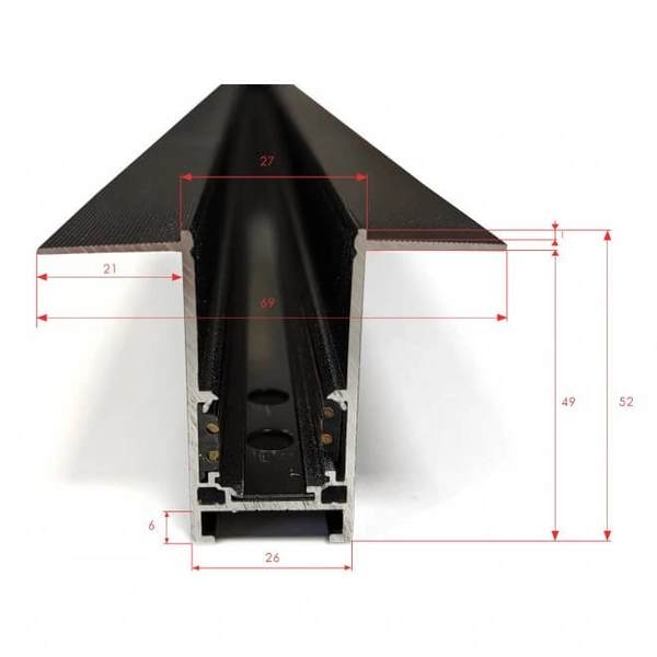 Szynoprzewód jednofazowy magnetyczny Alfa AZ5458 Azzardo podtynkowy biały