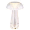 Stołowa lampa grzybek Gixi 28072 LED 1,5W CCT do salonu przezroczysty