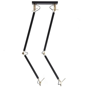 Podwójny stelaż do lampy zwisowej Zyta AZ4191 Azzardo regulowany czarny