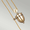 Wisząca lampa nad stół Provence PV-P-AGB Elstead metal mosiądz