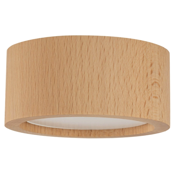 Lampa nasufitowa do kuchni Eve 10123 okrąg round eco drewniana