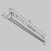 Podłużna lampa do systemu szyn magnetycznych TR031-4-24WTW-DD2-B czarny