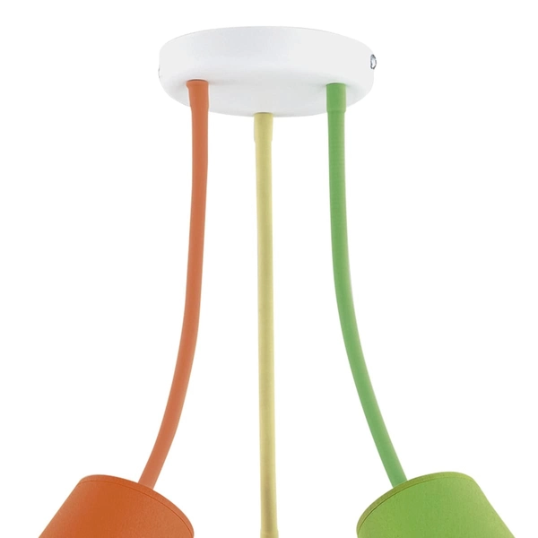 Lampa dziecięca sufitowa Wire 2106 TK Lighting z tkaniny kolorowa