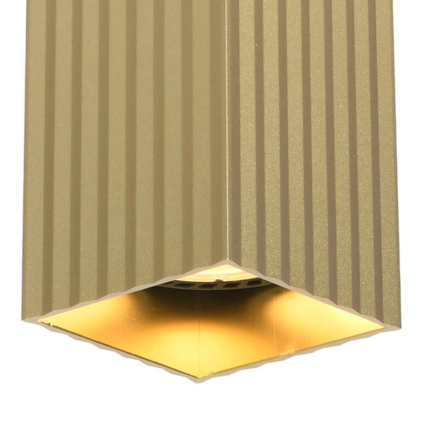 Sypialniana lampa sufitowa Tecno CLN-37492-S-GD Italux metalowa złota