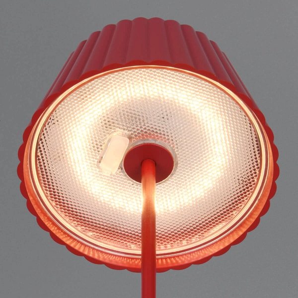 Zewnętrzna lampa stojąca Suarez R47706110 LED 2W 3000K IP44 czerwona