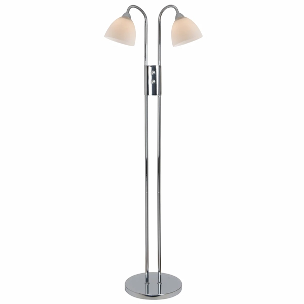 Lampa stojąca do salonu Ray 72224033 Nordlux metalowa chrom