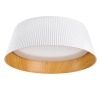 Plafon do salonu FRILL ST-DL6487-C-WH LED 21W 3000K biały drewniany