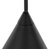 Lampa wisząca do salonu CONO 10058 trójkątna czarny