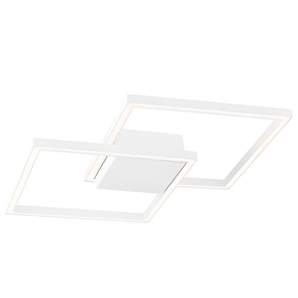 Przysufitowa lampa salonowa Paso squares LED 42W 3000K biała