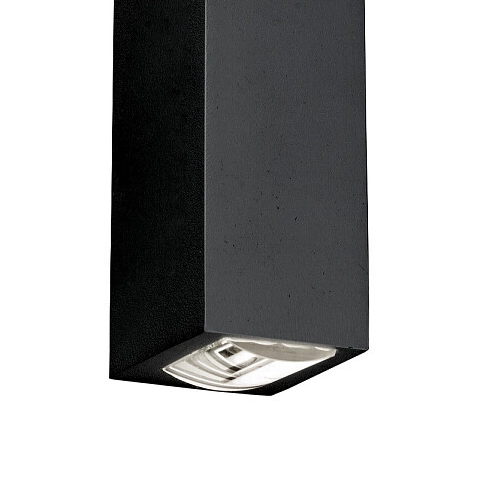 Czarny kinkiet zewnętrzny LENS 9112 lampa ledowa 4W 3000K IP54