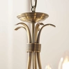 Wielopunktowa lampa zwieszana Bernice 2030-5AN Endon klasyczna mosiądz