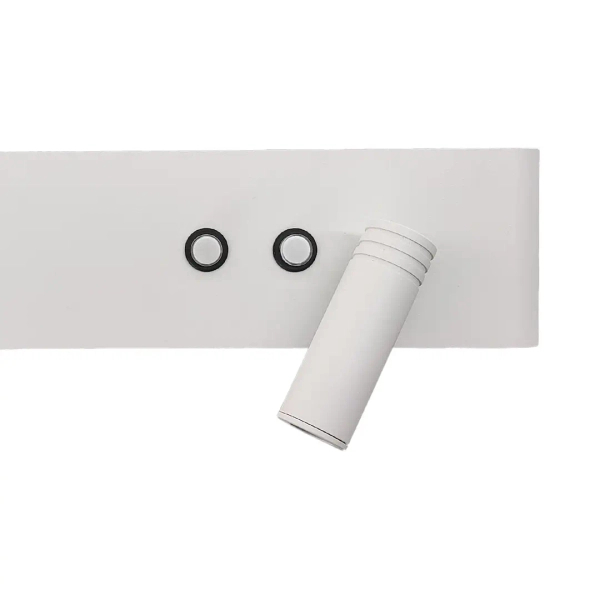 Minimalistyczny kinkiet Resort ML1569 LED 10W+3W 4000K biały