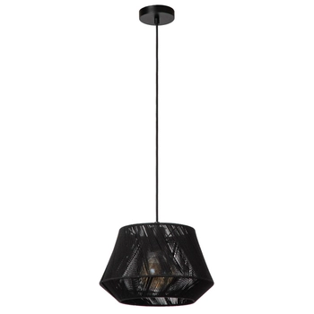 Lampa wisząca abażurowa Jessica 10421/30/30 tkanina czarna