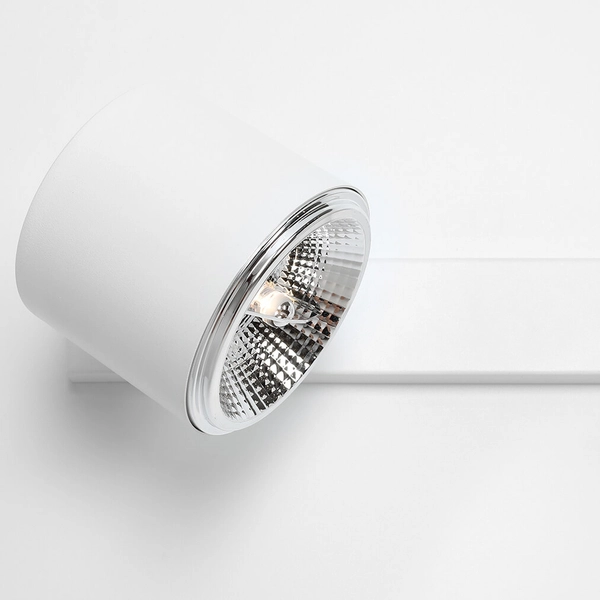 Regulowany naścienny kinkiet Bot 1046D do sypialni tubki białe