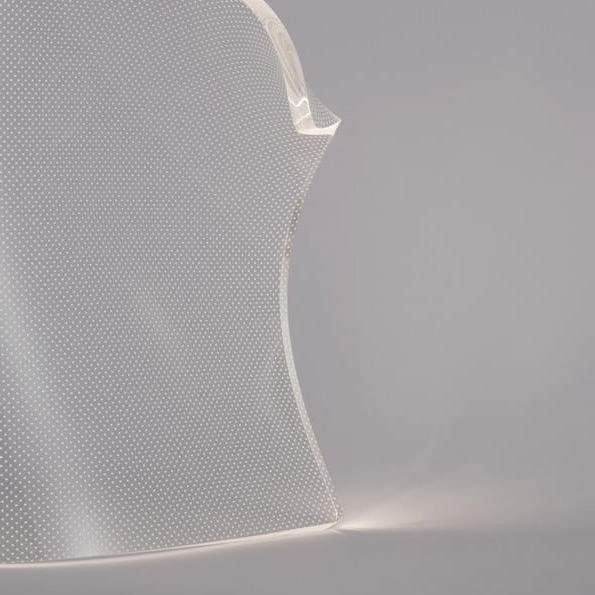 Stoowa LAMPKA modernistyczna CALI LE41367 Luces Exclusivas stojąca LAMPKA na biurko LED 6W 3000K falująca złota