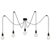 Lampa wisząca FIX MULTIPLE 08408/05/30 industrialna pająk czarny