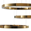 Lampa wisząca ring Circle DN924-80+80+80 gold Step LED 112W 3000K złoty
