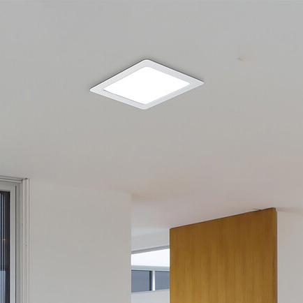 Plafon lampa kwadratowa Shaun 3169 LED 18W 4000K sufitowa do holu biała