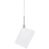 LAMPA wisząca ZEN MD13026003-1A Italux szklana OPRAWA zwis kwadratowy biały chrom