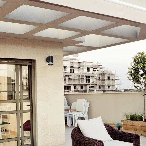 Ścienna LAMPA zewnętrzna SINTRA 7955 Rabalux ogrodowa OPRAWA elewacyjna outdoor IP44 czarna