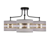 Sufitowa lampa z abażurami Andy 33-00514 biały złoty czarny
