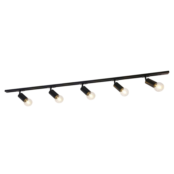 Reflektor sufitowy Marvi 922521-5-BL-SET do systemu szynowego 1-faz czarny