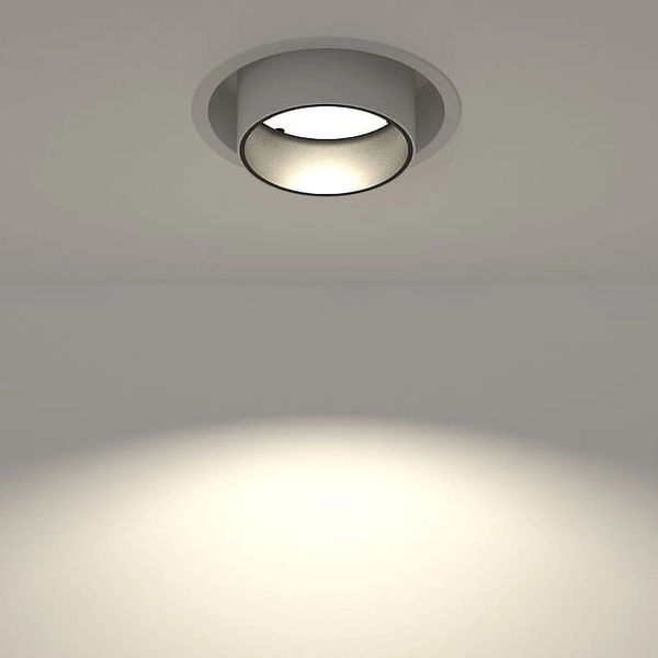 Lampa punktowa podtynkowa Mono Slide 10796 Nowodvorski do kuchni biała